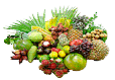 Экзотические фрукты и овощи